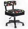Arrow Sewing HDOG Adjustable Height Hydraulic Sewing and Craft Chair with Under Seat Storage and Printed Fabric, Good Dog Print
